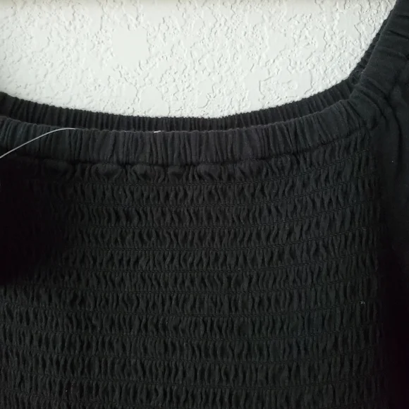 J crew factory tiered smoked midi dress size S black - Picture 10 of 15